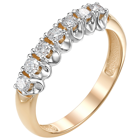 Кольцо, золото, бриллиант, 396-110